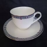 Coffee/tea service for 12 people in fine English porcelain, MAYA model