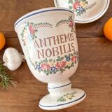 Anthemis Nobilis apothecary jar, in Saint Clément earthenware