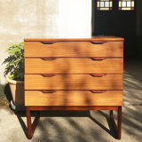 Teak and laminate chest of drawers - Europa Furniture edition from the 1970s