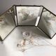 Miroir de barbier triptyque 53 x 22 cm