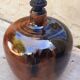 Glazed stoneware lamp base from the 1970s.