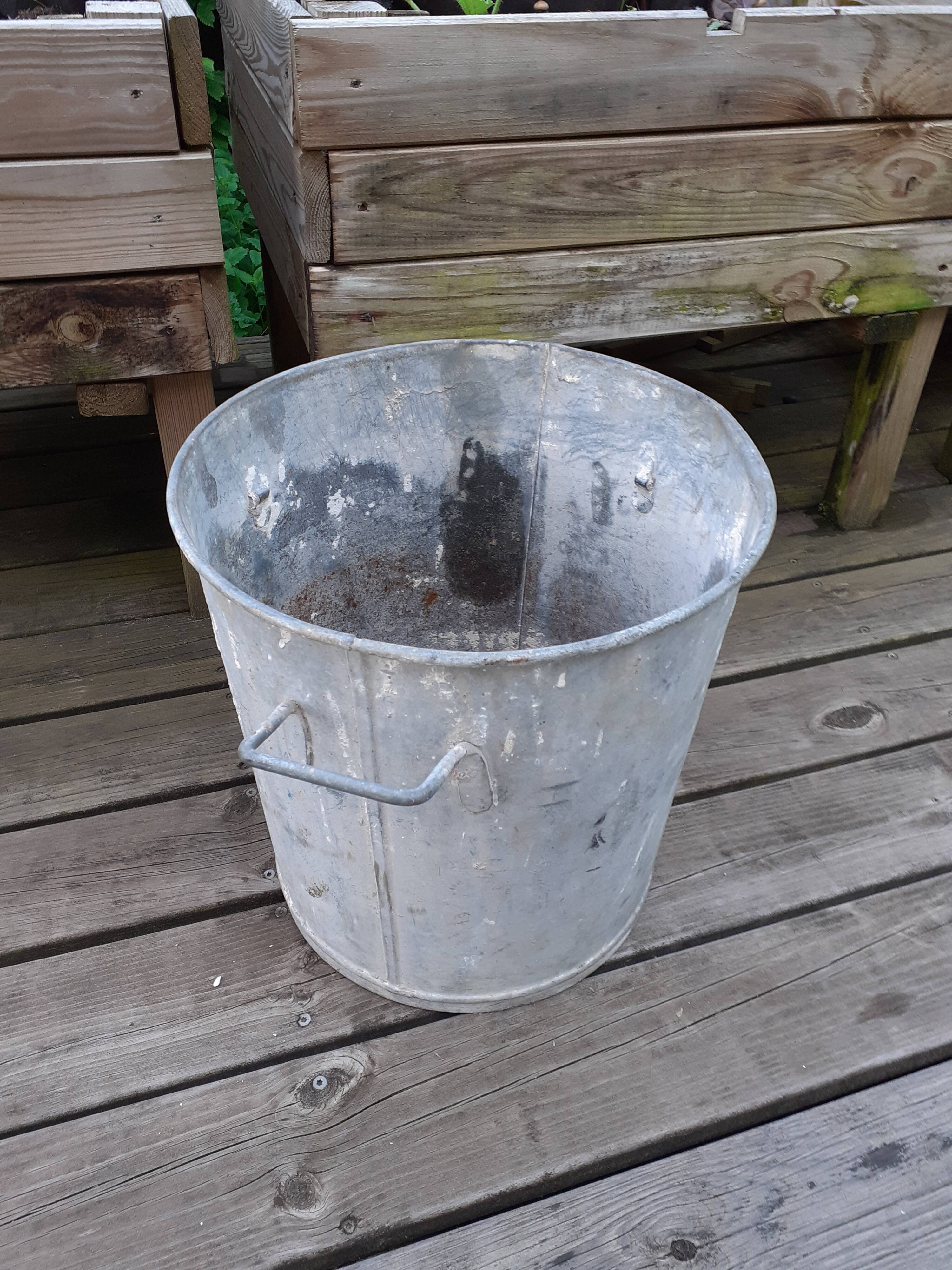 Vintage zinc bucket