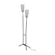 Floor lamp 1950 in brass metal and opaline