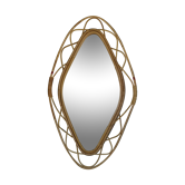 Mirror rattan 37x63cm