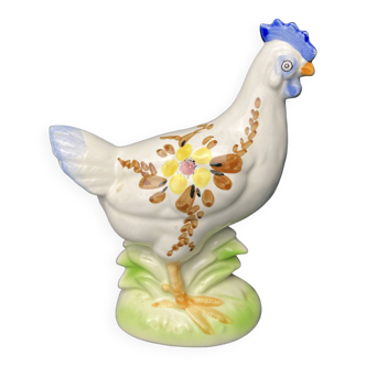 Collection, 20th century glazed terracotta rooster piggy bank