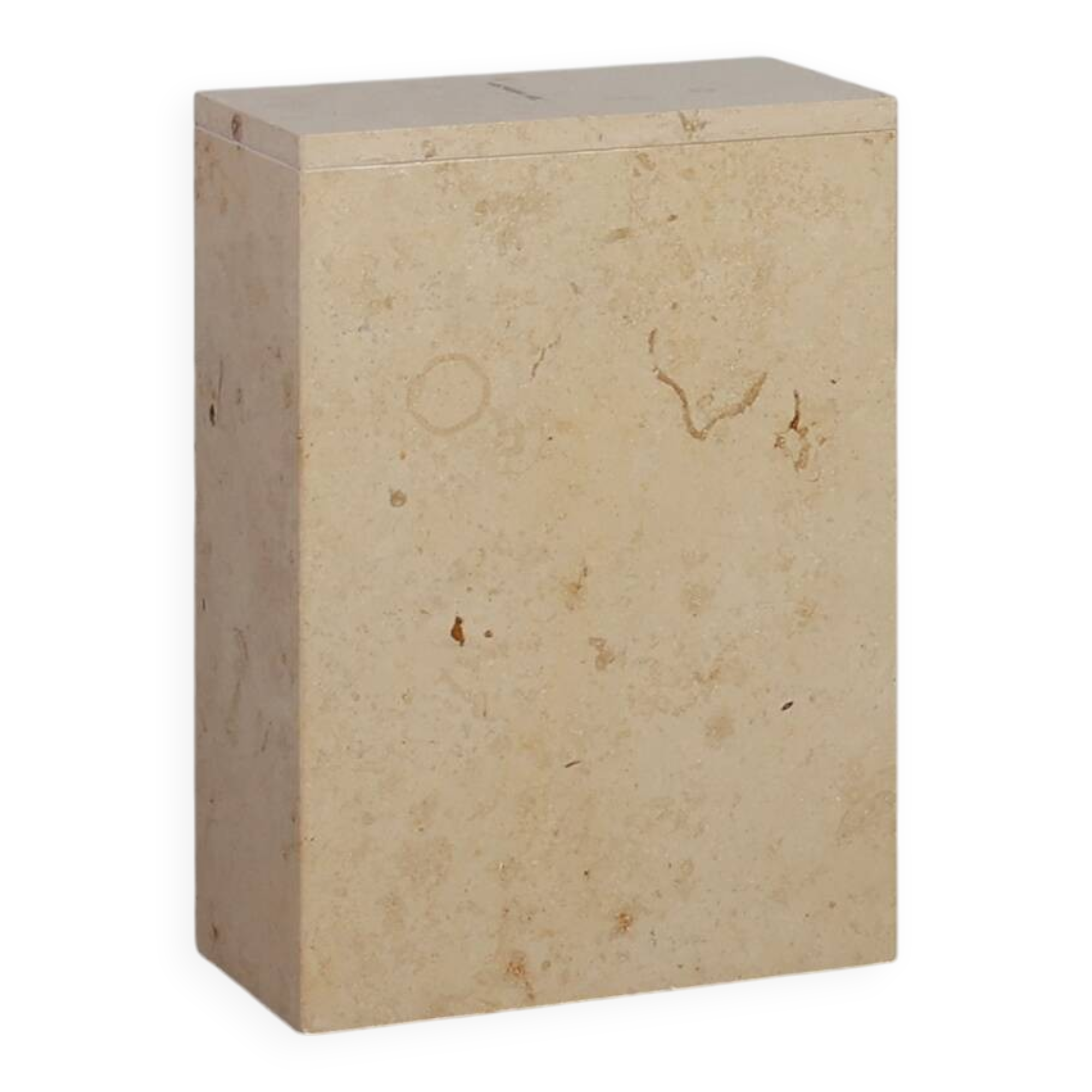 Mid-Century Italian Travertine Console, 1980s