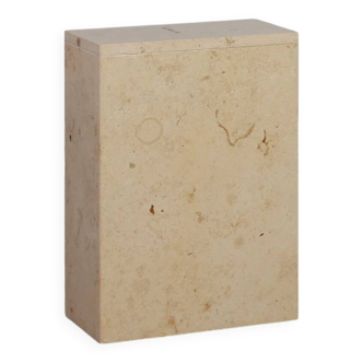 Mid-Century Italian Travertine Console, 1980s