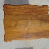 Solid walnut nesting table