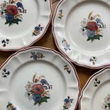 Rustic dessert plates from Sarreguemines