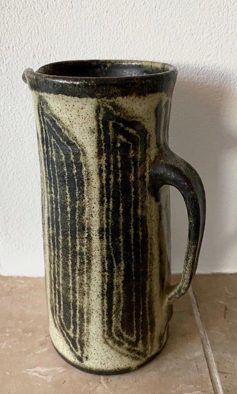 Mid Century Modern Ceramic Pitcher, Vase By Han Cornelissen