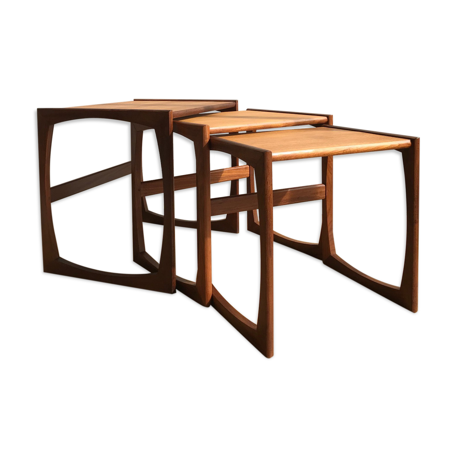 Pull-out tables G Plan - teak - 1960s