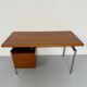 Teak and metal desk designed by George Frydman Efa 1960s vintage