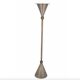 Giant brass candle holder by Christian de Beaumont, 70s