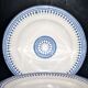 Flat plates Alhambra earthenware of Clairefontaine J.S & G "Terre de fer" 22.5cm