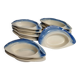 Set of 11 Vintage "Fish" Ceramic Bowls, Signed Charles Amand