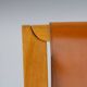 Elm and leather chair, Luigi Gorgoni, 1970s