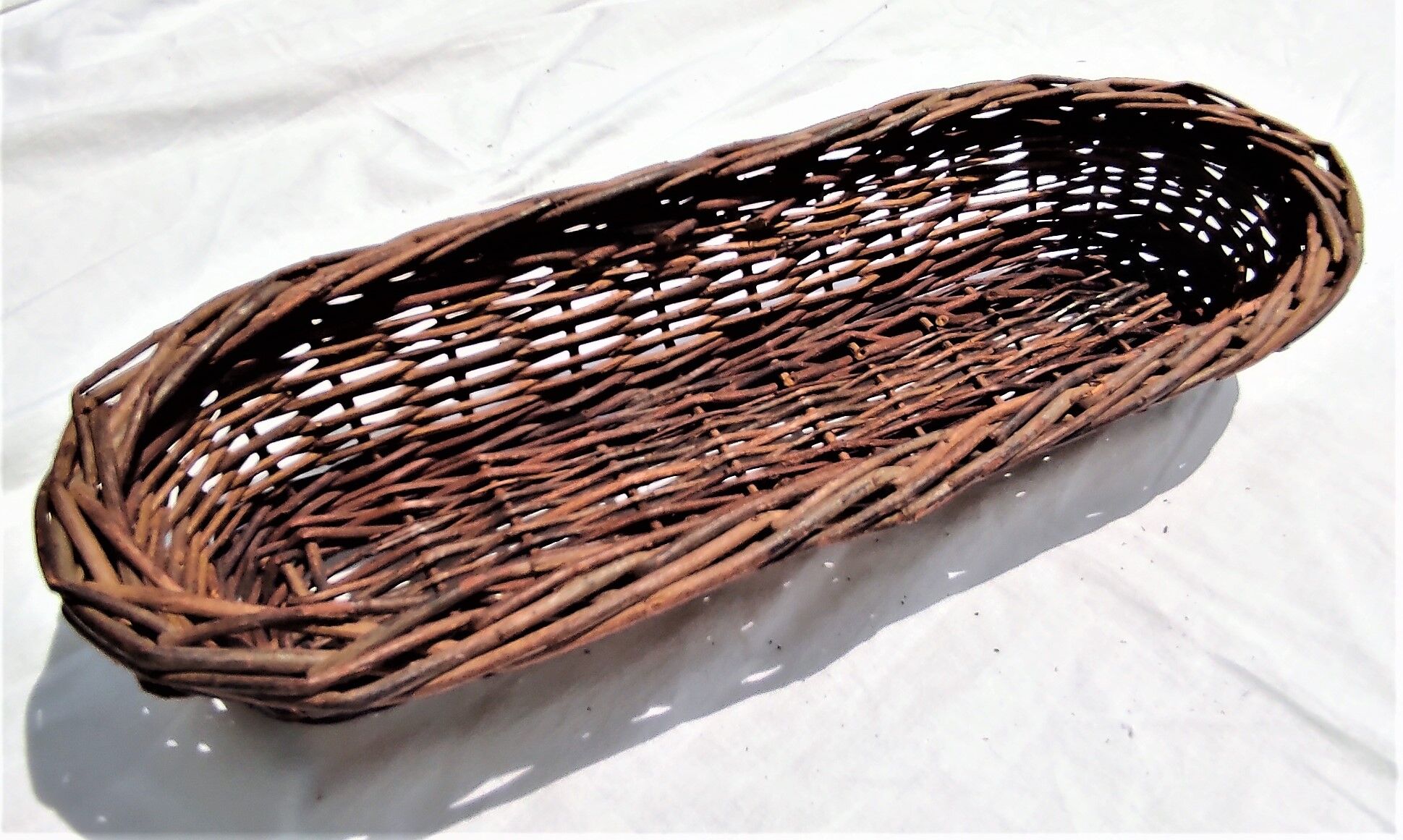 Old woven chestnut basket