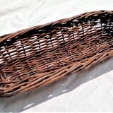 Panier en châtaignier tressé ancien