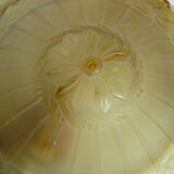 Suspension Art Deco style, pess mold with floral and geometrical decoration