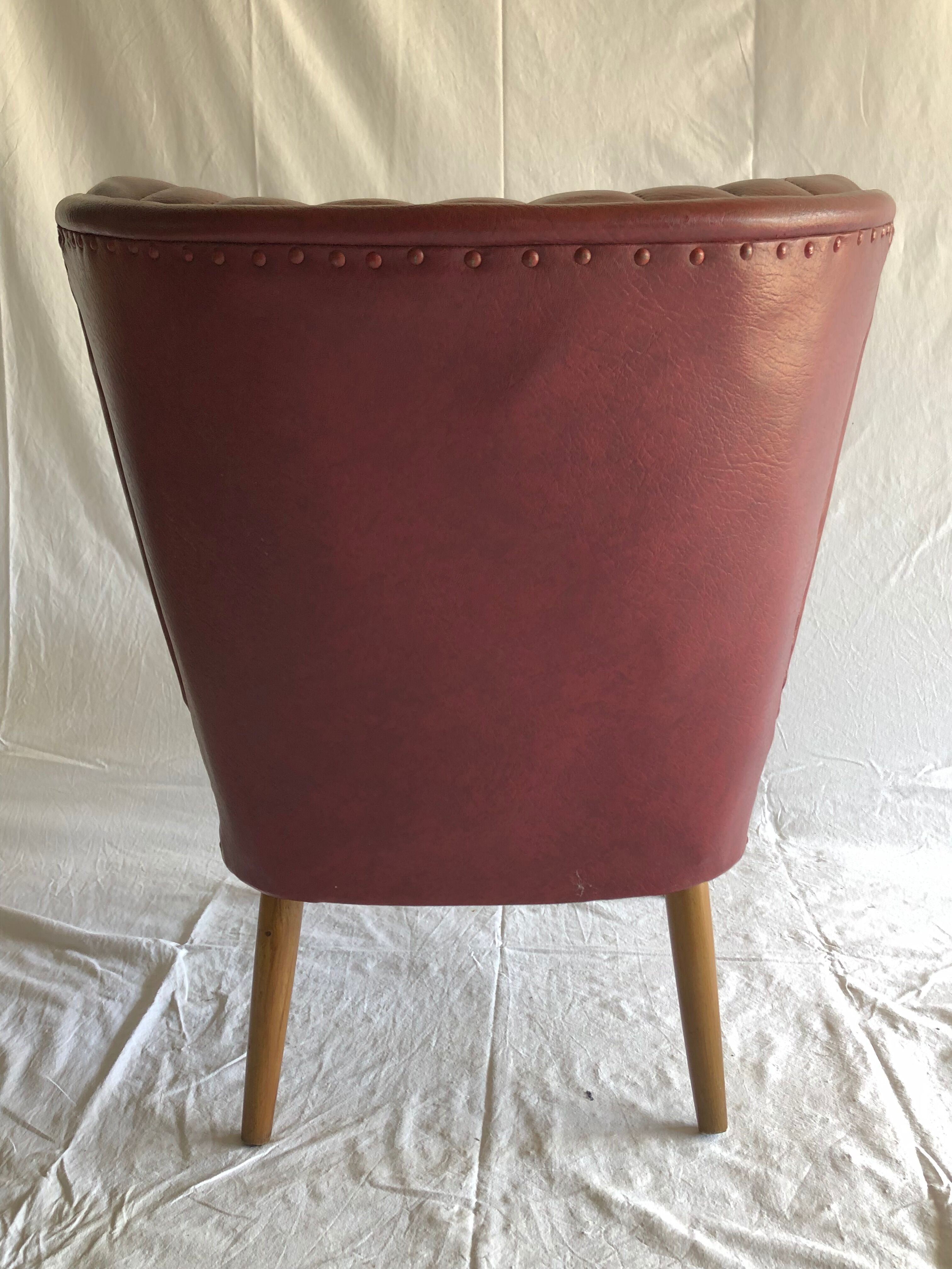 Red expo 58 cocktail armchair