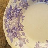 Set of 6 plates Sarreguemines model Bryonia