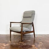 Fauteuil du milieu du siècle par Edmund Homa, GFM, Pologne, années 1960
