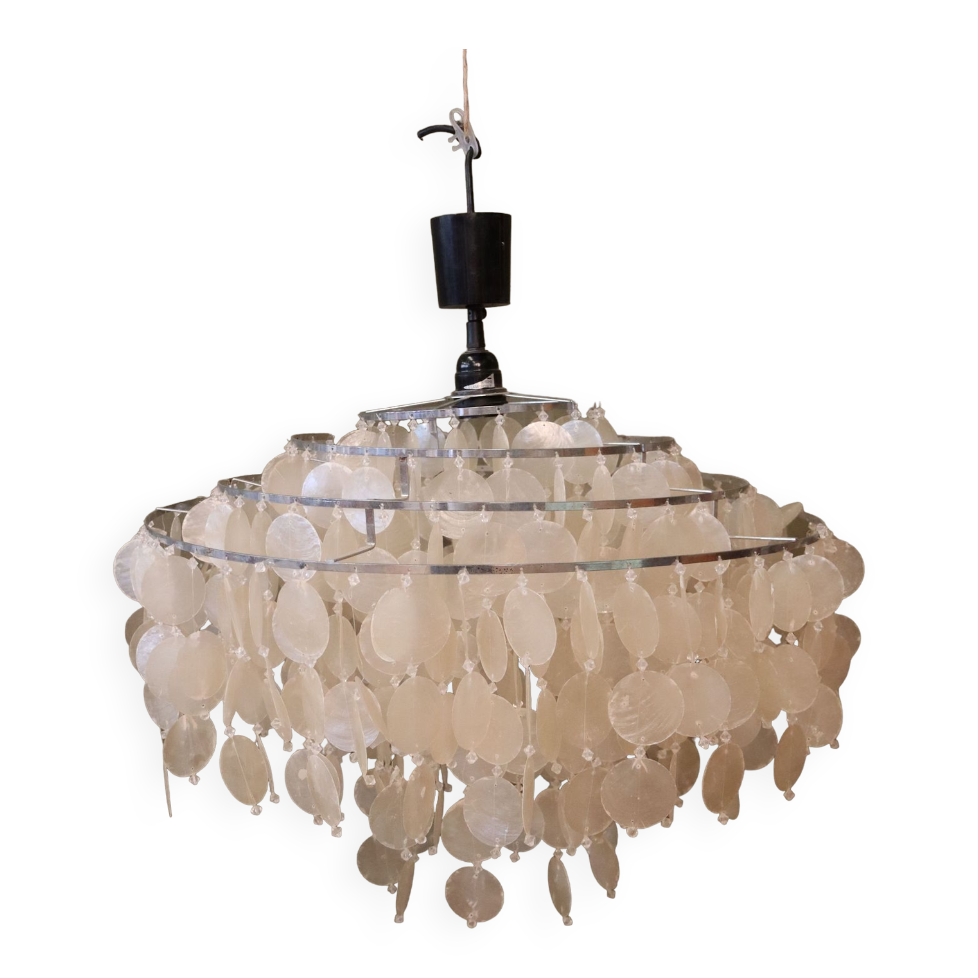 Mother-of-pearl chandelier