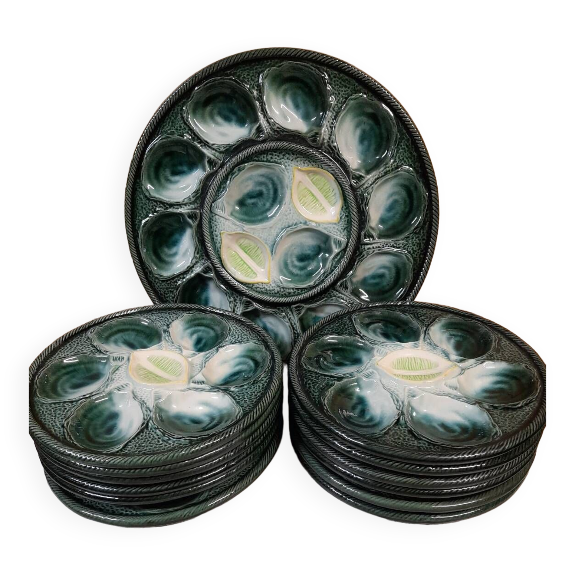 Saint-Clément oyster barbotine service