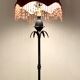 Lampe ananas en bronze et marbre