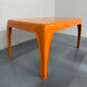 Table and 4 dining chairs designed by Preben Fabricius, Interplast, 1970s.