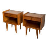 Paire de chevets 1960