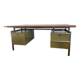 Bureau en palissandre et metal
