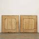 Antique decorative panels in neoclassical style made of poplar, 19th century.
