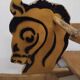 Ancien Cheval En Bois A Bascule Primus Vintage
