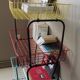 Vintage metal shelf/bookcase