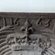 Old cast iron fireplace plate – royal fleur-de-lis coat of arms – dated 166.
