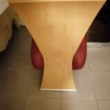 Fauteuil Bobo postmoderne en cuir par Dietmar Sharping