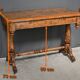 Victorian Amboyna Burl Desk, England – Late 19th Century