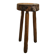 Tripod stool handmade brutalist wabi-sabi japandi slow
