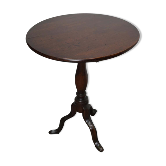 18th century Georgian wine table with reclining mahogany tray