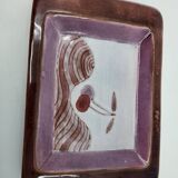 Pocket vase by Robert & Jean Cloutier in French ceramic, 1950s vintage.