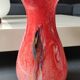 Grand Vase Boule floral/Verrerie d Art Kaysersberg. Moucheté/Volutes