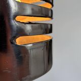 Pair of vintage wall lights, chrome metal, France 1970