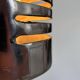Pair of vintage wall lights, chrome metal, France 1970