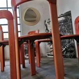 Set of 6 rey chairs by bruno rey for kusch and co