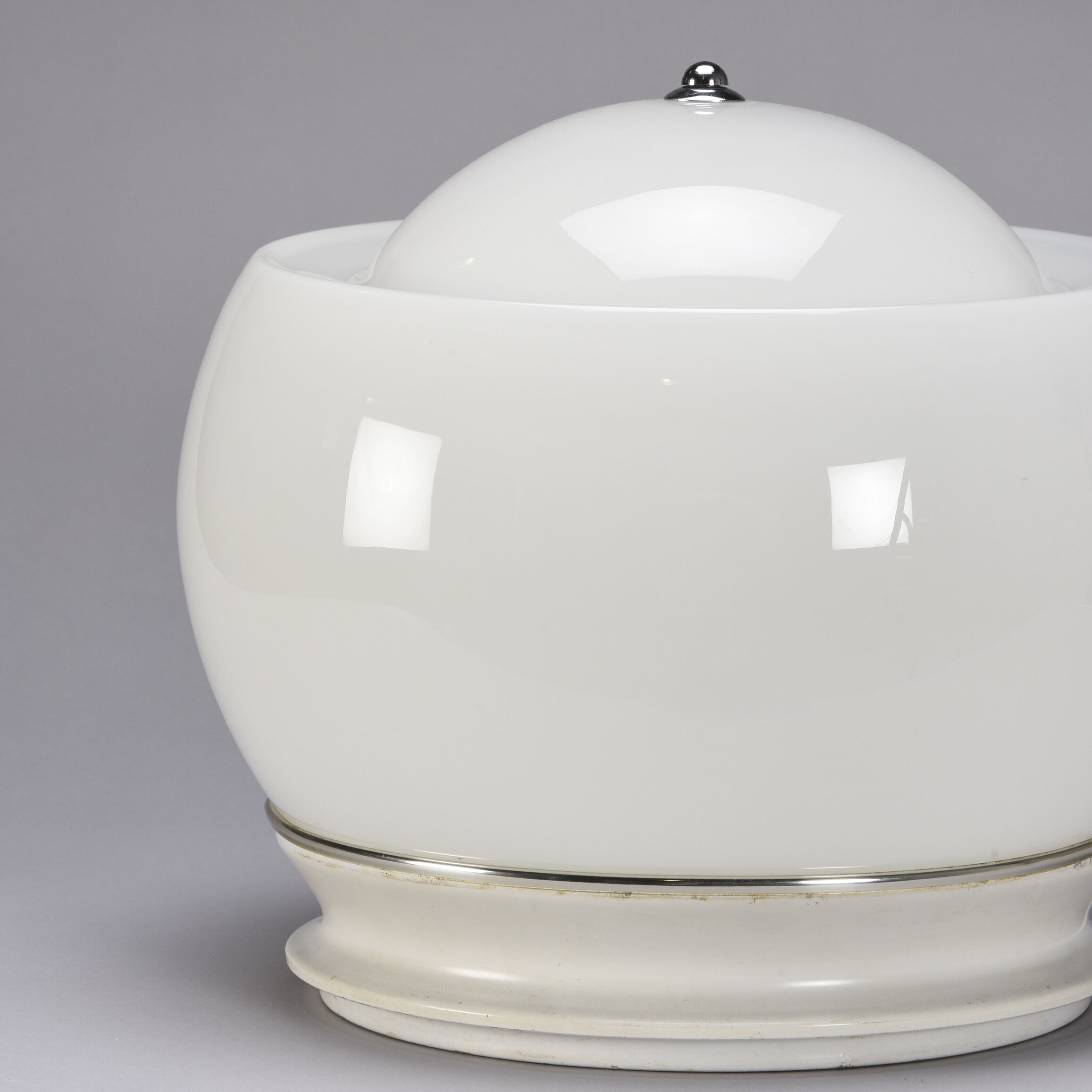 Lampe en verre soufflé, circa 1970