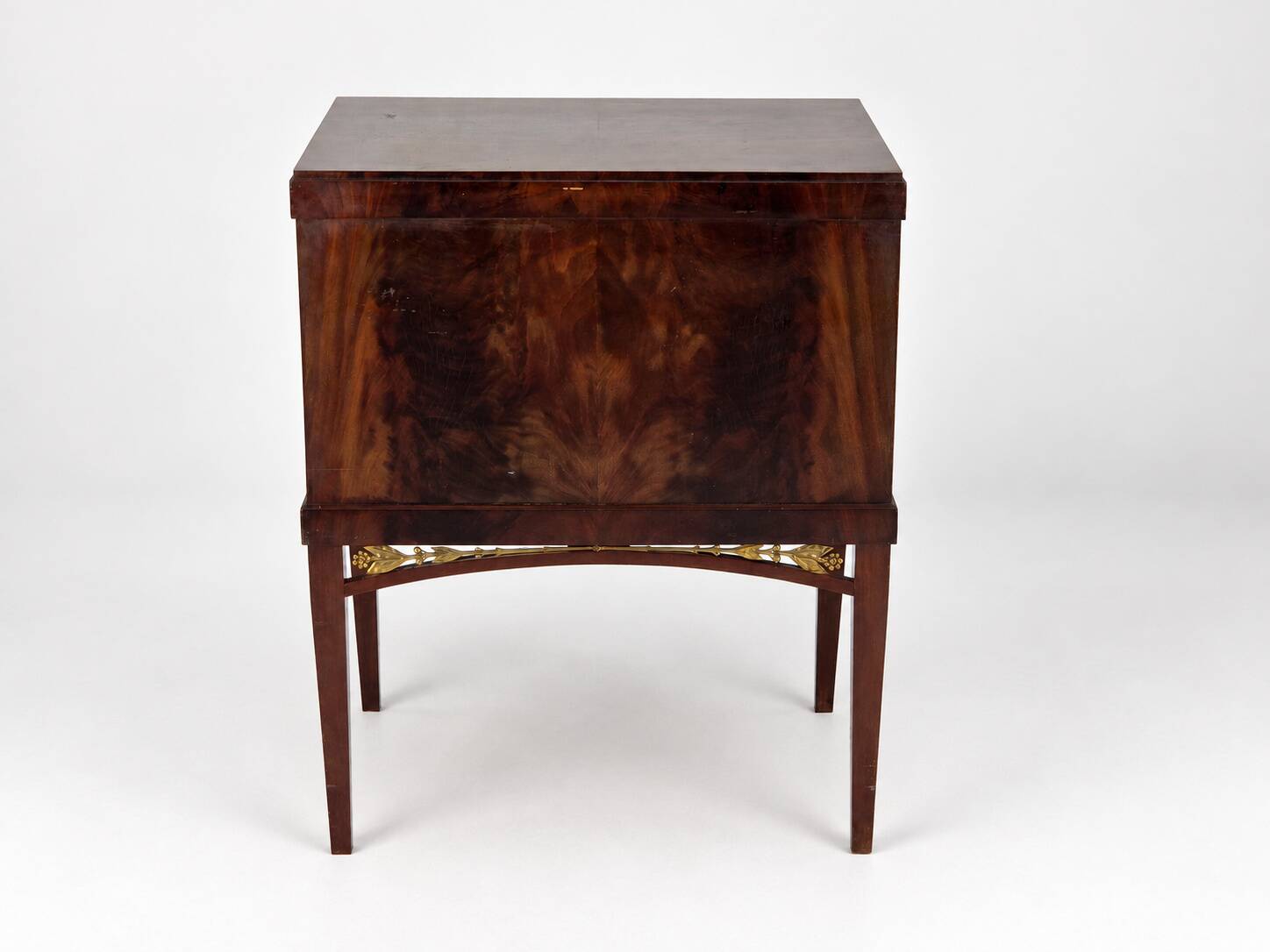 Swedish Grace Cabinet, Flamed Mahogany