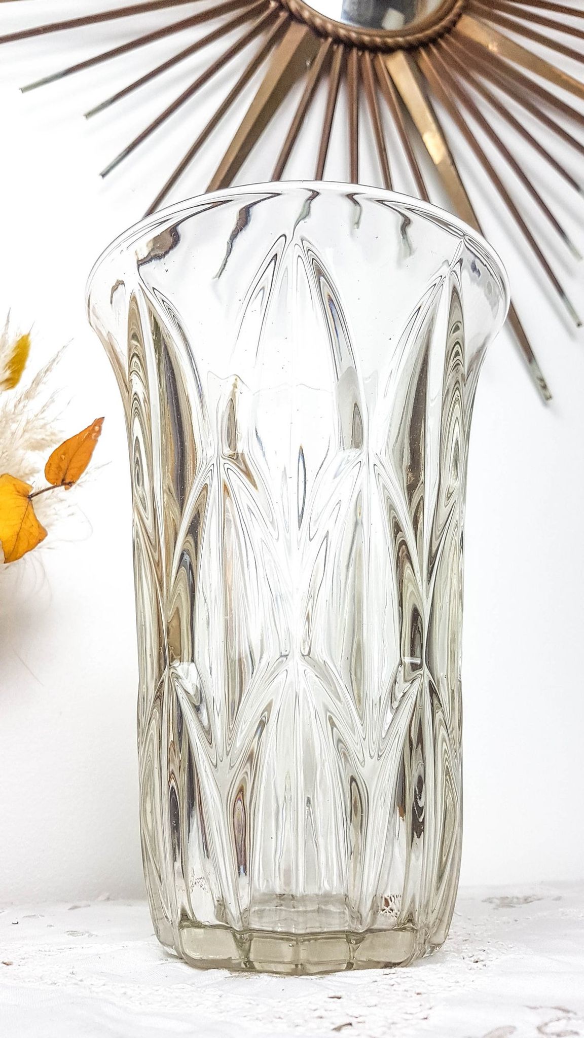 Vase en verre