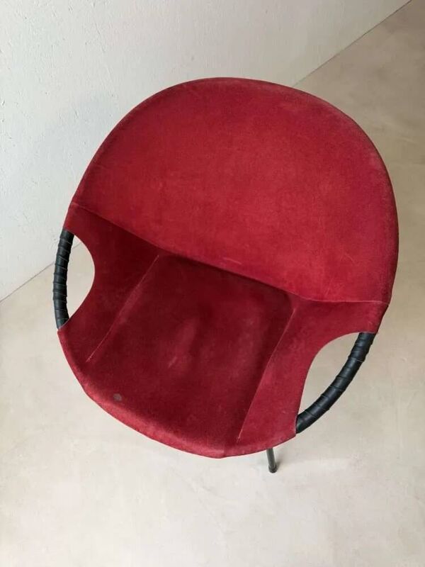 Chaises ballon années 60 Lusch   Ensemble de deux fauteuils lounge vintage