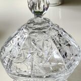 Vintage hexagonal Bohemian crystal bonbonnière/sweetener